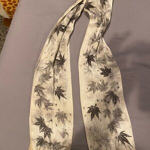 Marjuina hand printed silk scarf